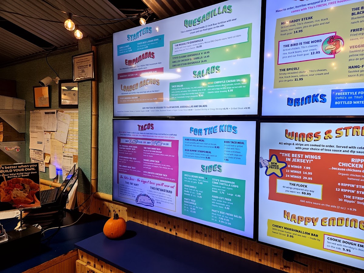 Menu Tito's Burritos & Wings South Orange-3