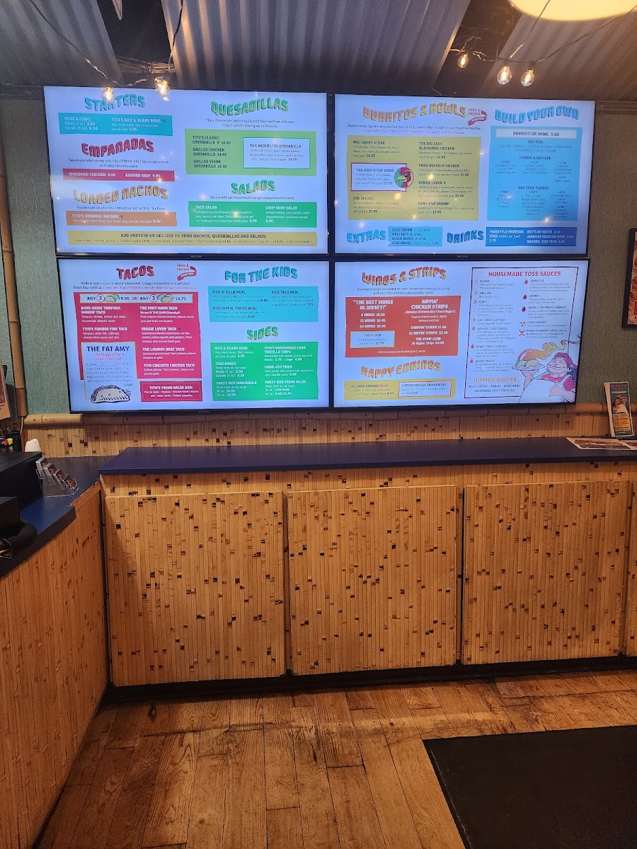 Menu Tito's Burritos & Wings South Orange-6