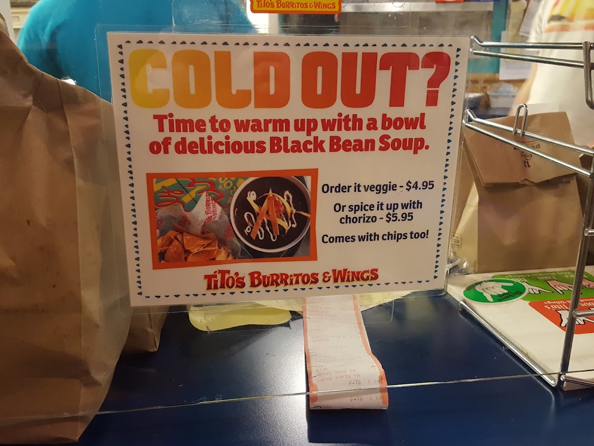 Menu Tito's Burritos & Wings South Orange-8